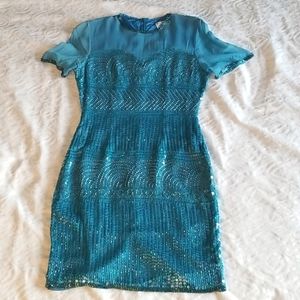Beaded and sequin dress